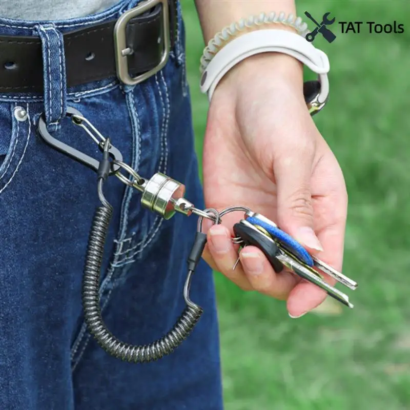 

Stainless Steel Magnetic Rope Buckle Magnetic Rope Buckle For Outdoor Fishing, Mountaineering