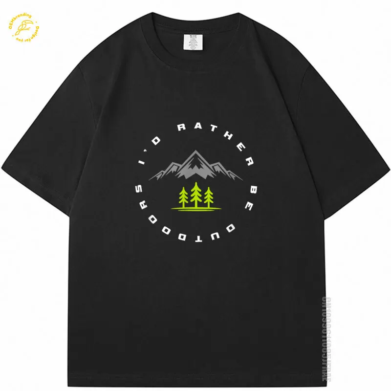 

Outdoor Campin Cotton Tshirt Man Apparel Hikin Campin Outdoors 2025 Hot Tee Oversized T-Shirt Unisex T Shirt Short Sleeve