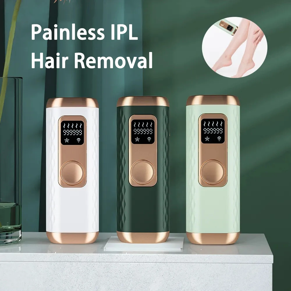 

Home Use Device Set Hair Removal Laser Machine 999999 Flashes 5 Gears IPL Facial Legs Arms Body Bikinis Epilator For Women Men