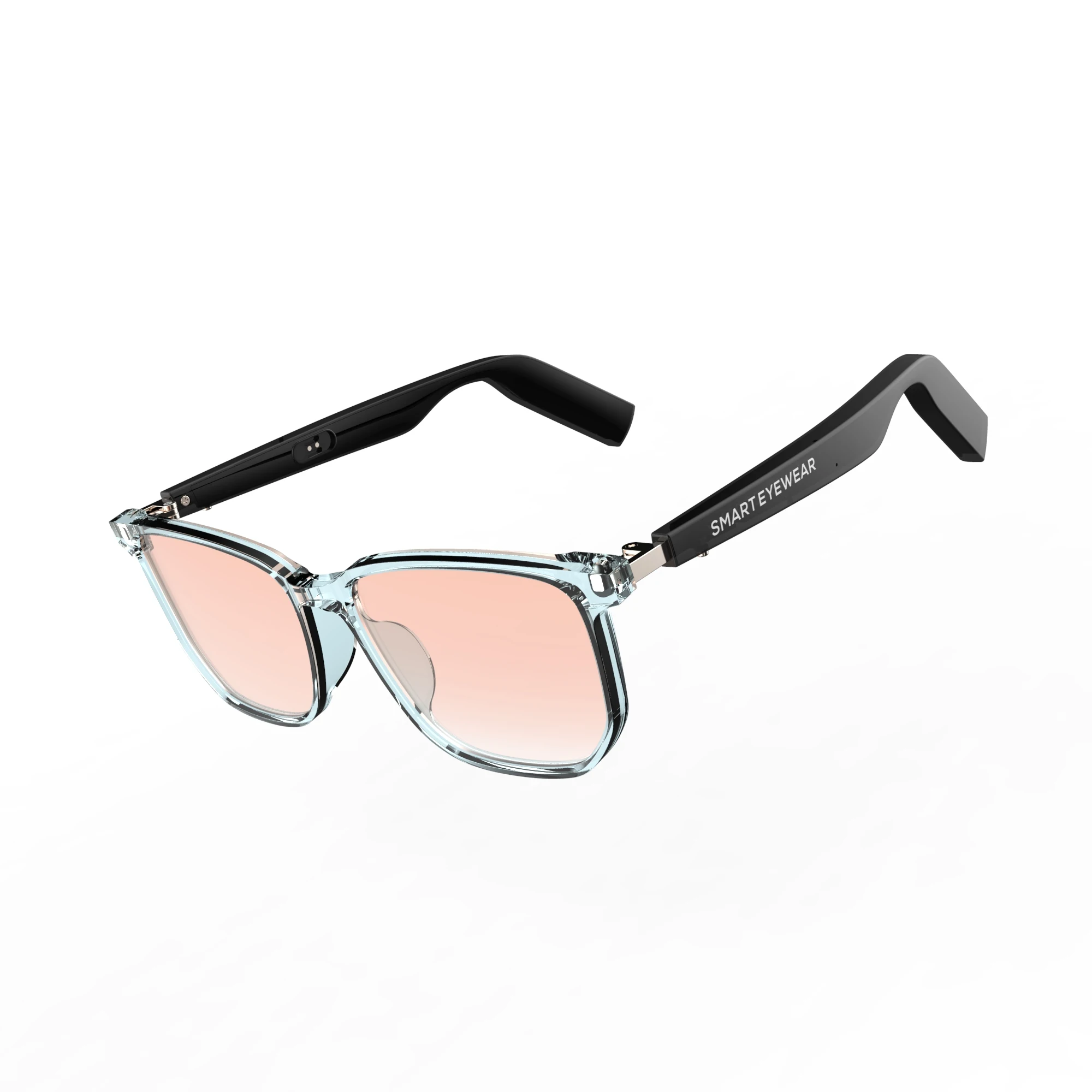 new technology bluelight blocking lens smart eyewear glasses with TWS phone calling and open music