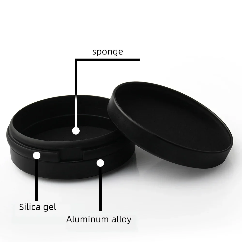 Opansten New Metal Aluminum Alloy In-ear Earphone Accessories Earphone Hard Waterproof Portable Storage Case Bag Box Earphone image 4
