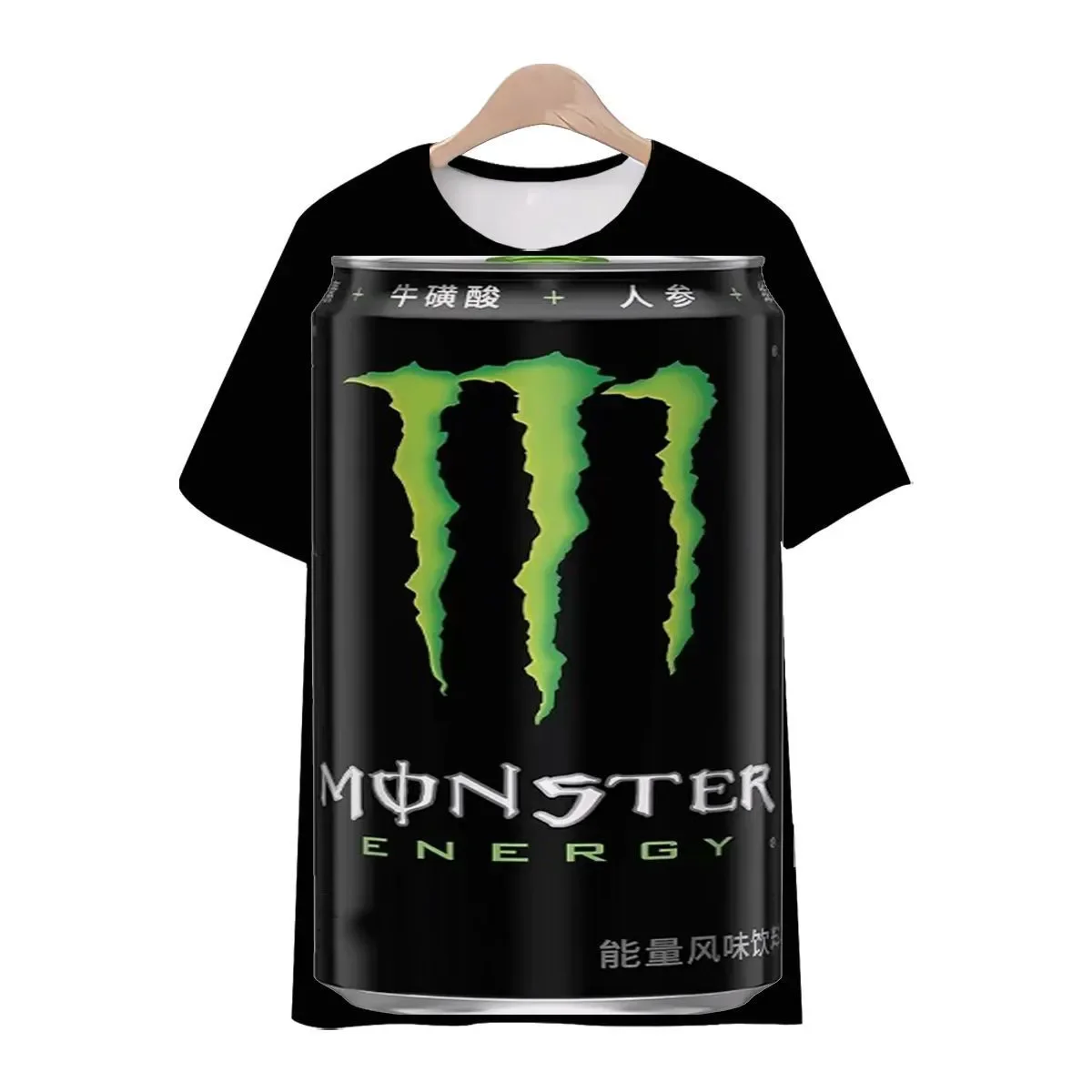 Verano Monster Energy Drink Pattern Series 3D Impreso Manga corta - Camiseta abstracta y divertida Monster Energy Itasha