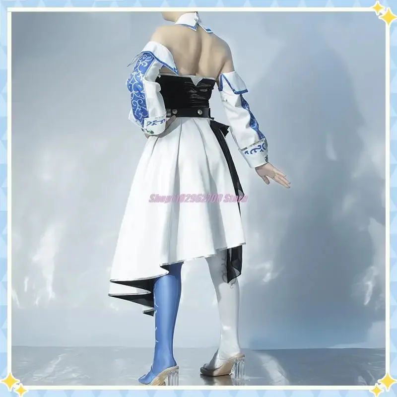 

hhh 2025Akiyama Mizuki Game Project Sekai Красочный сценический костюм Белые рыцари Костюм для косплея Хэллоуин Карнавал Unifo