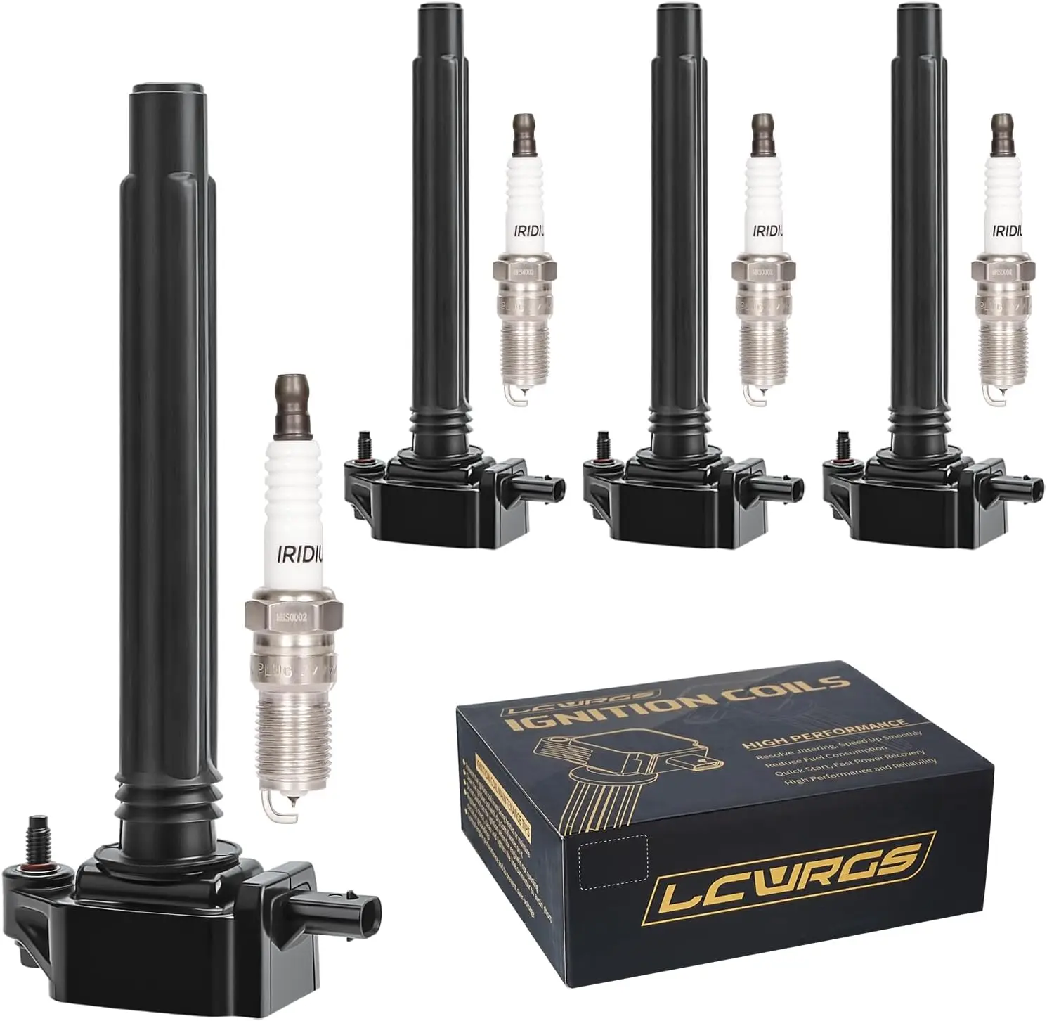 

4 Ignition Coils & Spark Plugs for Jeep Renegade Cherokee Compass Chrysler 200 Dodge Dart 2.4L 2014-2019
