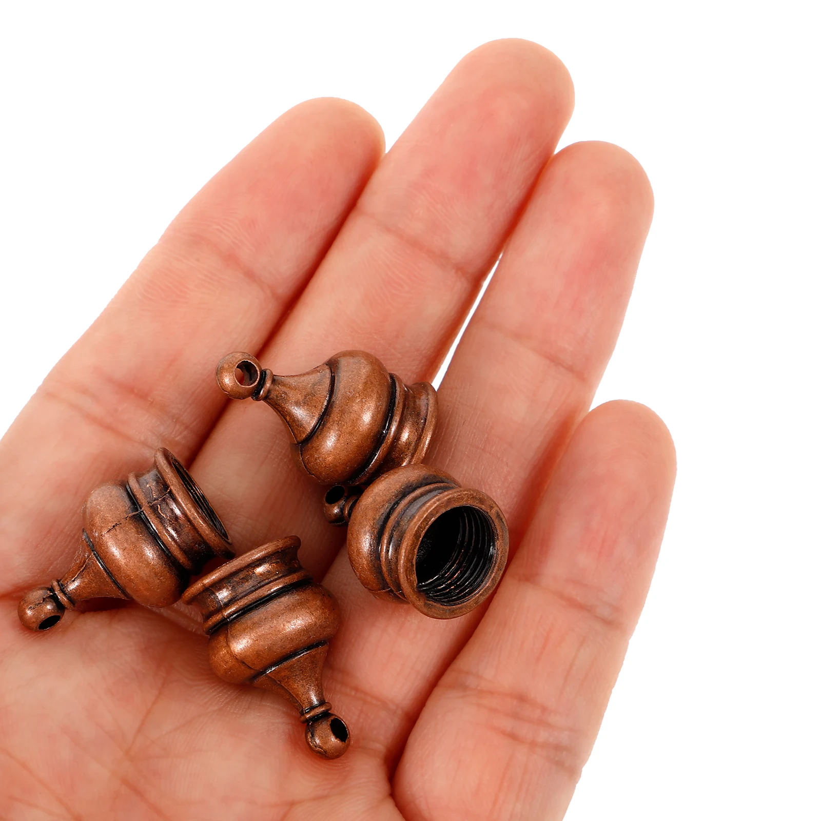 

10pcs Bulb Holder Knob Finials Zinc Alloy Diy Metal Finials Table Lamp Parts Table Lamp Parts Covers Caps