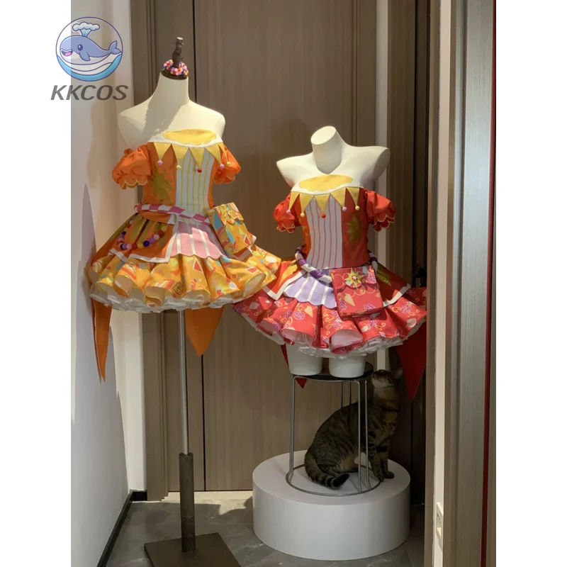 

Cosplay Series: Idol Activity! Stage Performance Outfit Ichigo Hoshimiya、Aoi Kiriya、Ran Shibuki Sweet costume Cosplay KKcos