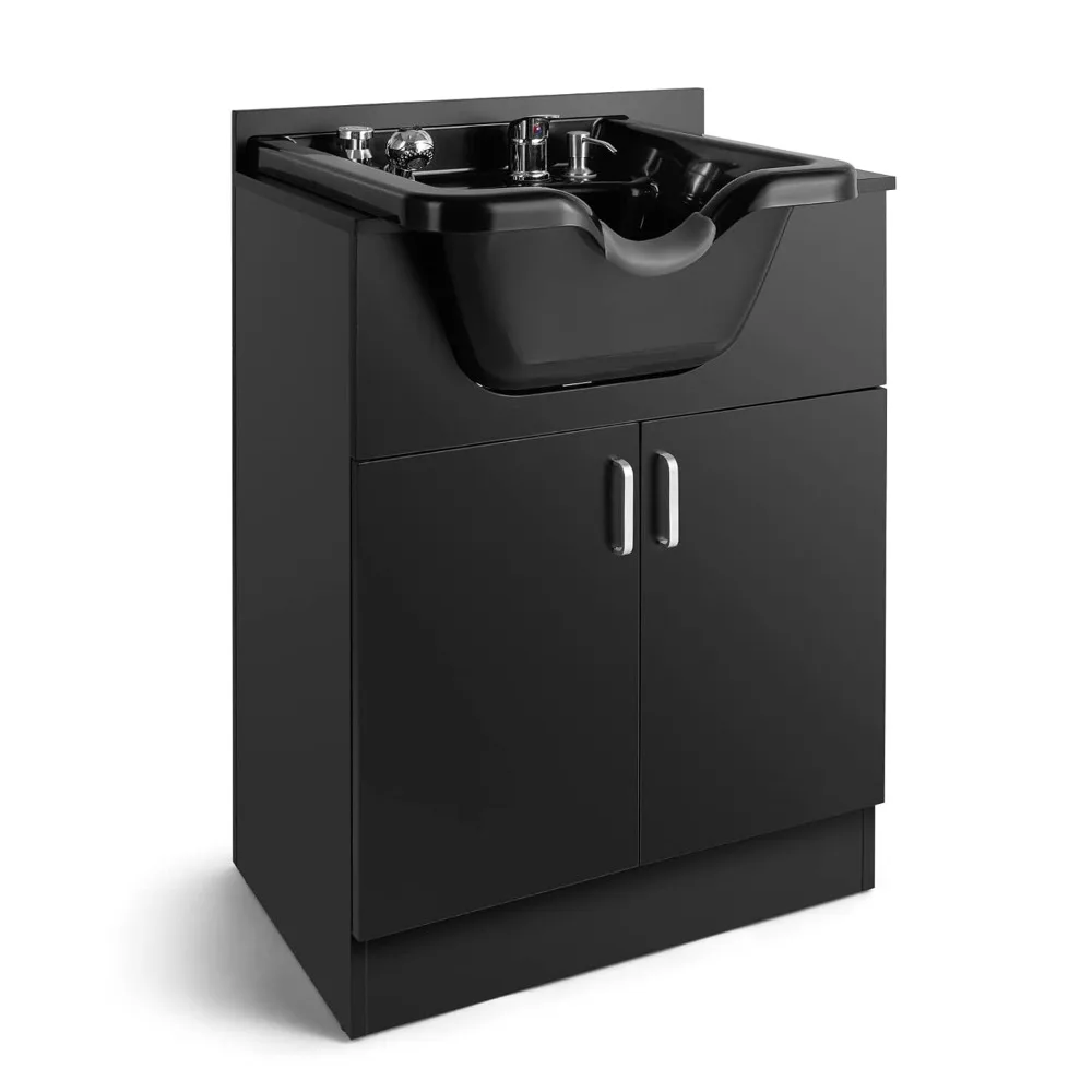 

Shampoo Backwash Sink Station with Shampoo Bowl Shampoo Station, Backwash Sink Chair Spa Salon Beauty Equipment