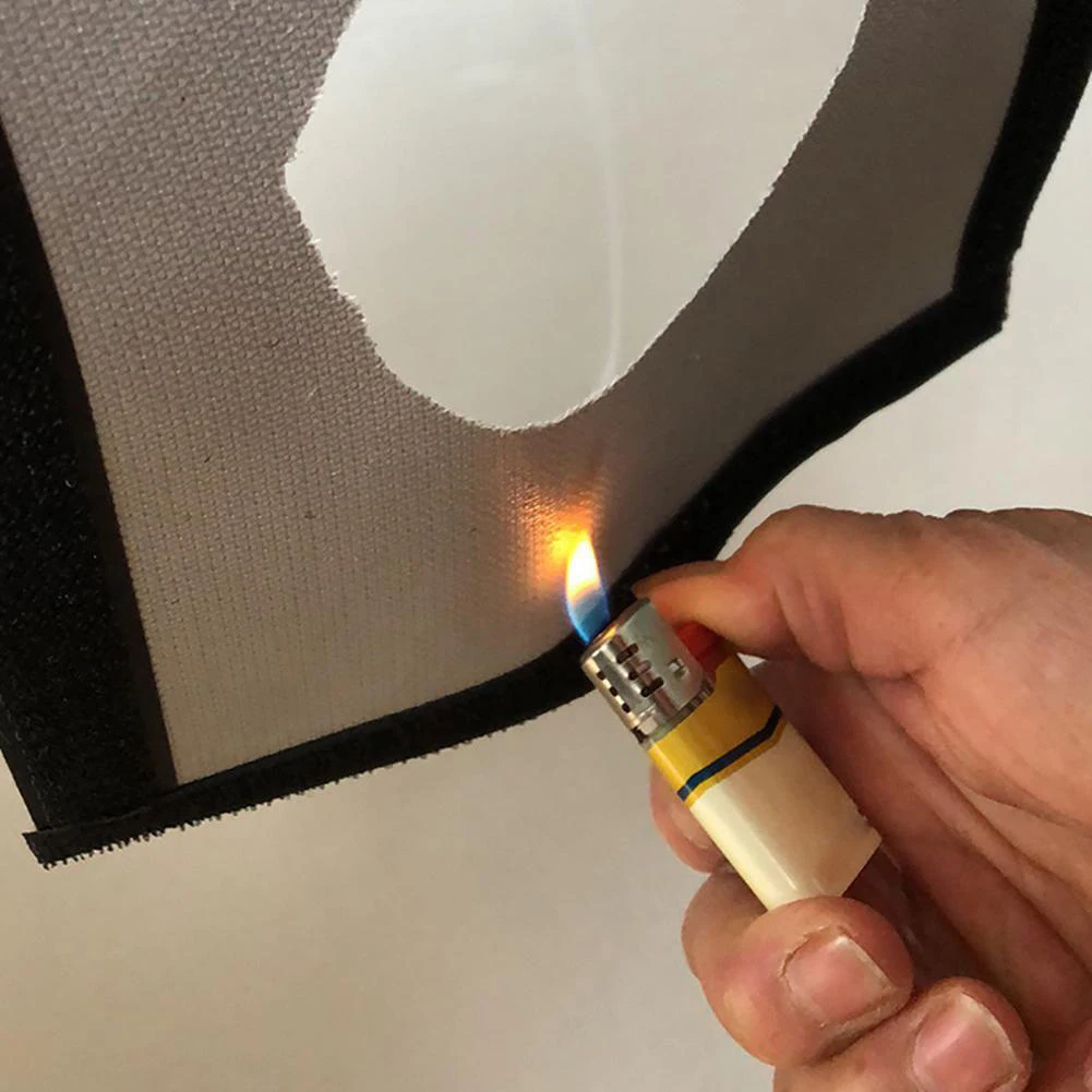 DIY Hot Tent Stove Jack Flame-Retardant Fire Resistant Kit Tent Chimney Furnace Pipe Window Fireproof Pad for Camping Tent