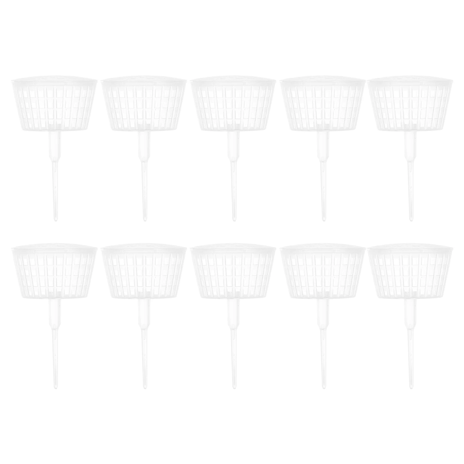 

10pcs Boxes Plastic Baskets Containers Gardening Accessories Bonsai chid Flower Small Plant Box Container