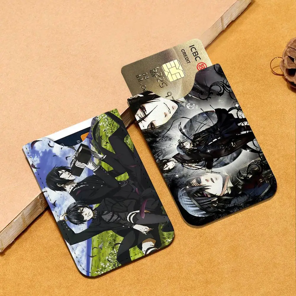 Manga Series Black Butlers Credit ID Business Card Holder, Practical Pocket Gift for Outdoor Driving & Daily Use