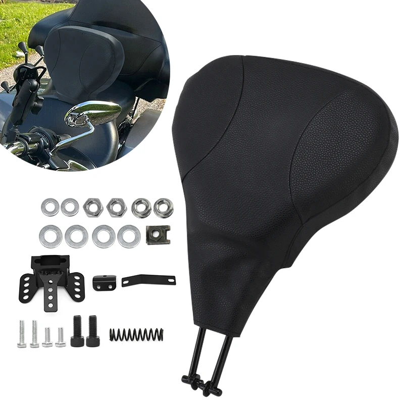 

Motorcycle Adjustable Driver Rider Backrest For Harley Touring Road King Street Glide Electra Road Glide 2009-later