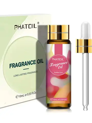 PHATOIL 10ml Fragrance Oil For Women Strawberry Peach Angel Sea Breeze Coconut & Vanilla Bubble Gum Aromatherapy Fragrance Oils