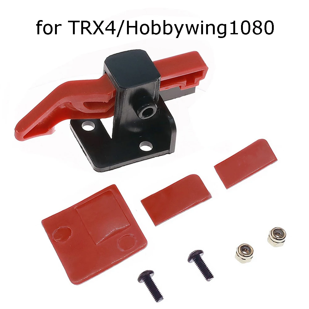 

For TRX4/Hobbywing1080 Aluminum Alloy ESC Switch Bracket Removable Housing Switch ESC Accessories
