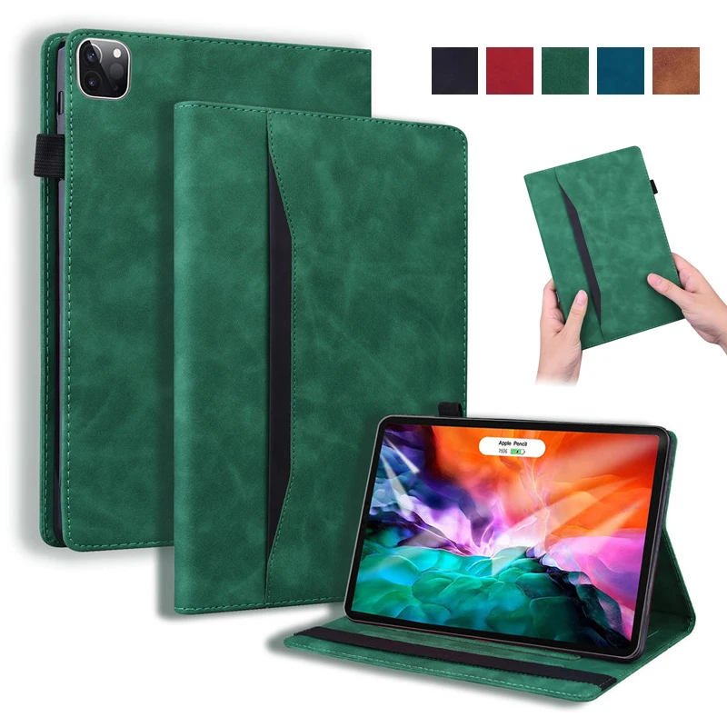 

Роскошный чехол для планшета из искусственной кожи для iPad Pro 11 12,9 2021, чехол, кошелек, подставка, флип-чехол для Funda iPad Pro 11 12 9, чехол 2021 2020