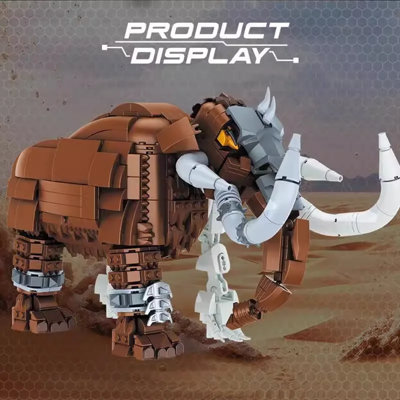 

1310 шт., скелет, мамонт, MOC, строительные блоки, модель животного Юрского периода, креативное украшение для рабочего стола, подарок на день рождения для мальчиков, детские игрушки