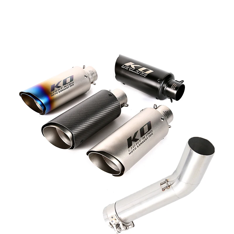 

Motorcycle Exhaust System Mid Connect Pipe Slip On Muffler Escape Stainless Steel DB Killer For SUZUKI GSXR 600 750 2006-2007