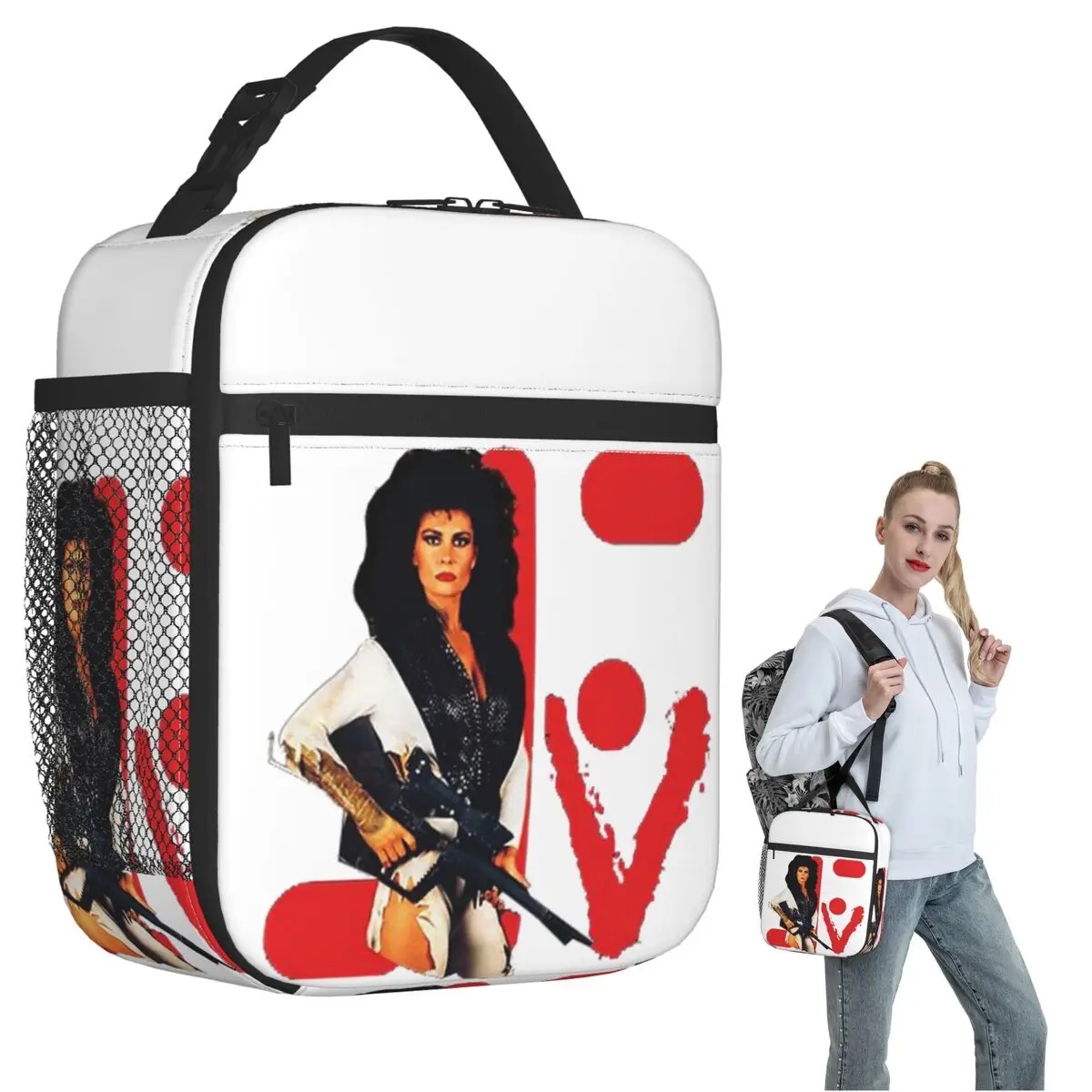 

V The Visitors Insignia Diana Insulated Lunch Bag for Women Children Portable Food Boxes Thermal Lunch Box Tote