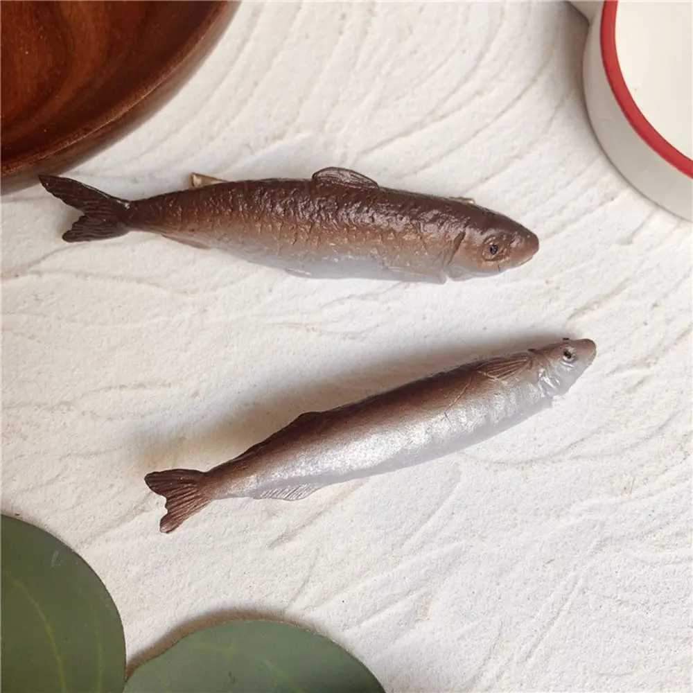 Вечерние заколки для челки с имитацией еды, креативные женские заколки для волос, головные уборы, заколка для волос с сушеными рыбками, заколка в корейском стиле