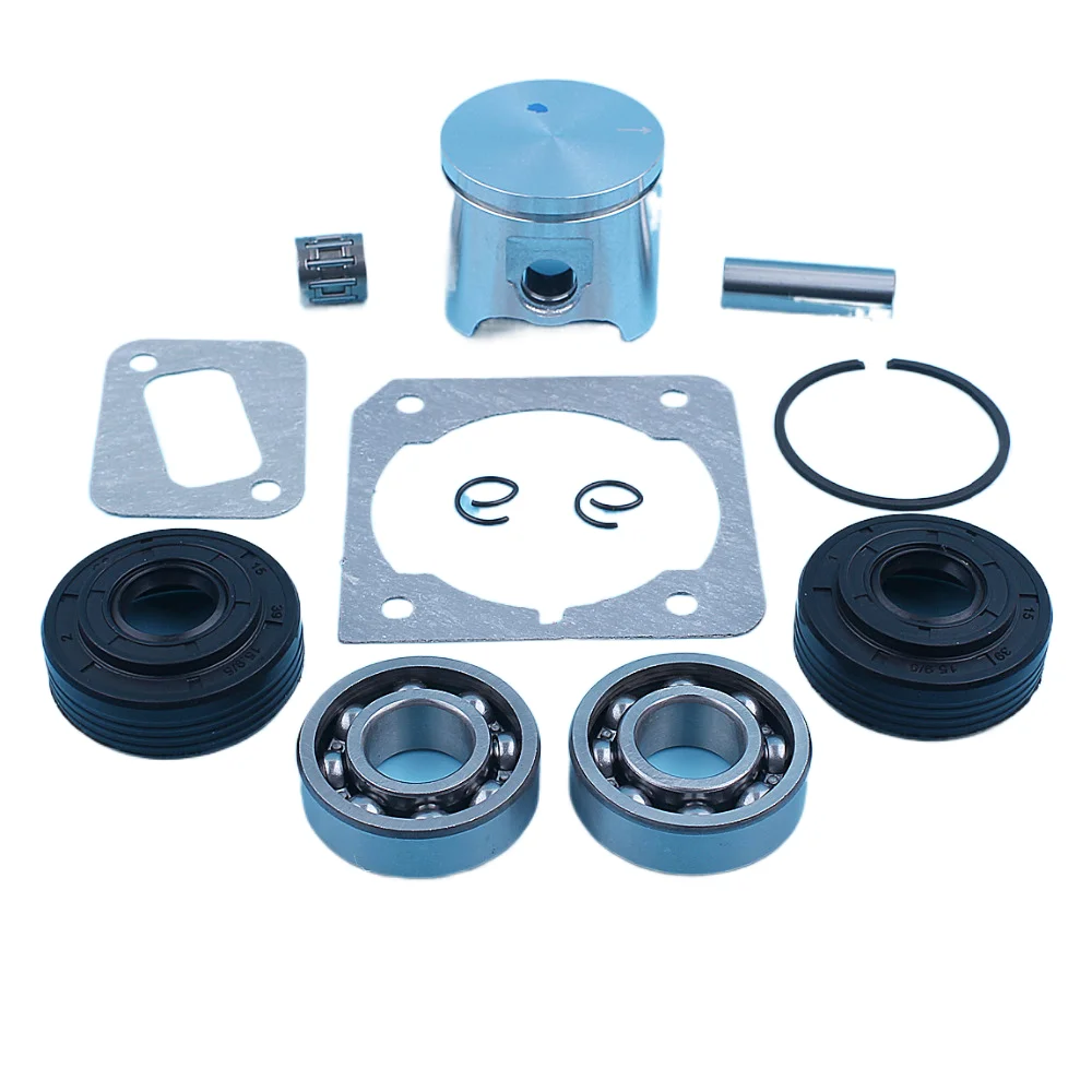

40mm Piston Crank Ball Bearing Oil Seal Kit For Husqvarna 340 345 Jonsered 2141 2145 Chainsaw Ring Needle Cage Spare Part