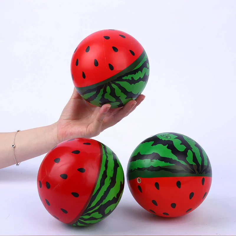 Inflatable Watermelon Ball Kindergarten Children's Leather Ball Baby Children's Sports Toy PVC Ball 5 Inch
