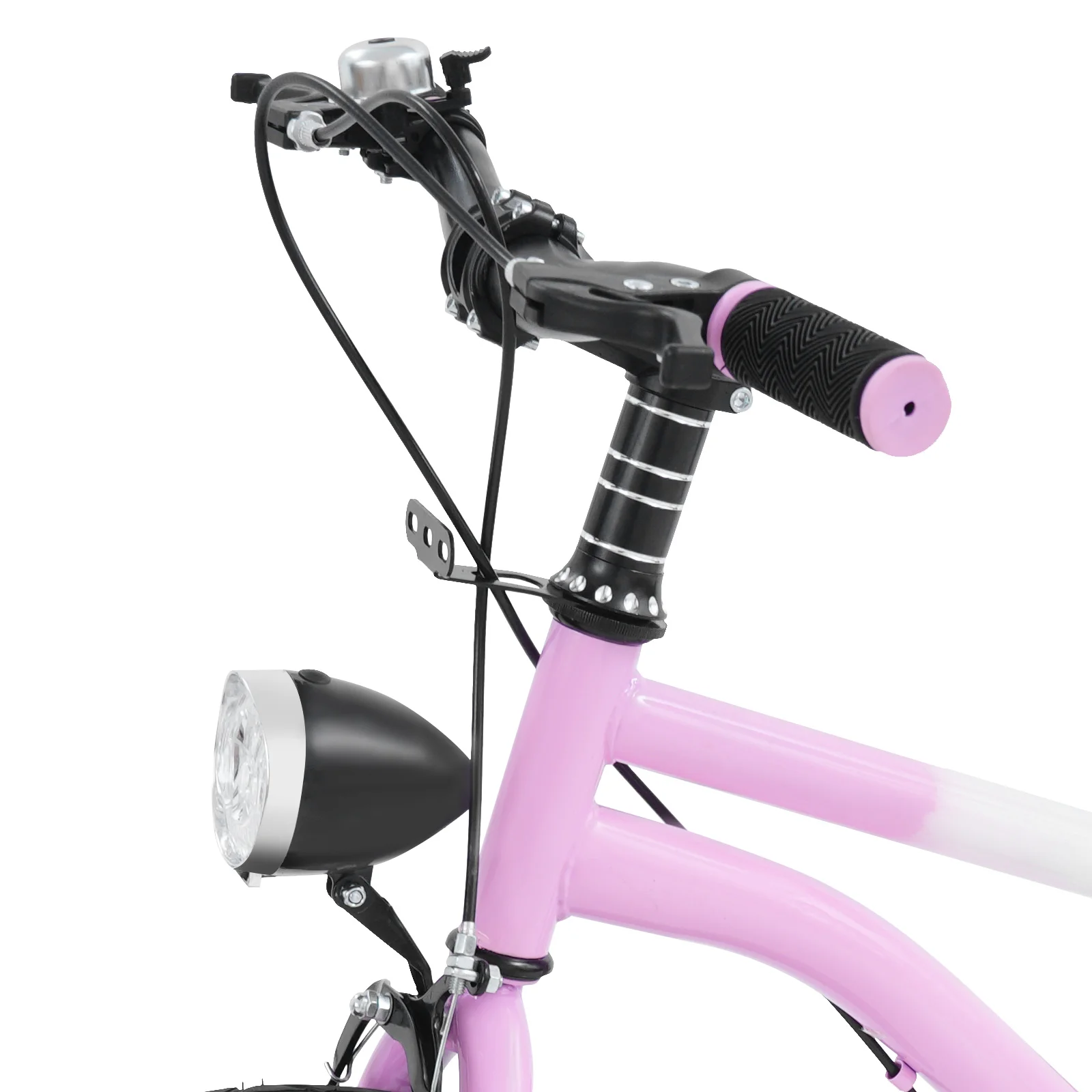 16-Zoll-Kinderfahrrad aus Kohlenstoffstahl mit Hilfsrädern und LED-Licht für 5–8 Jahre, höhenverstellbar, 60 kg – Detail 11