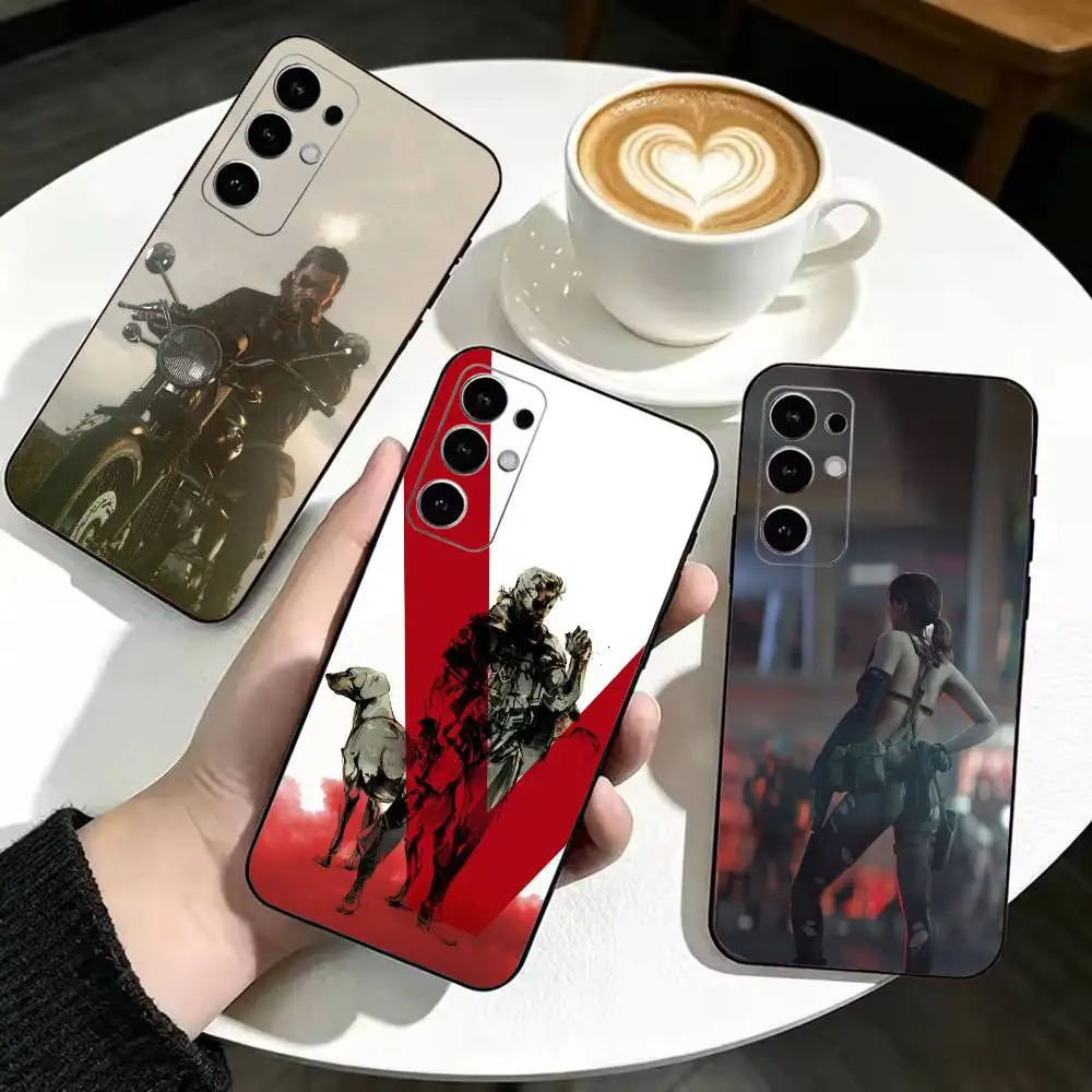 Game M-Metal Gear S-Solid  Soft Silicone Case for Samsung S26, S24, S21, S22, S23, S30, Ultra, Plus, FE, Lite-Black