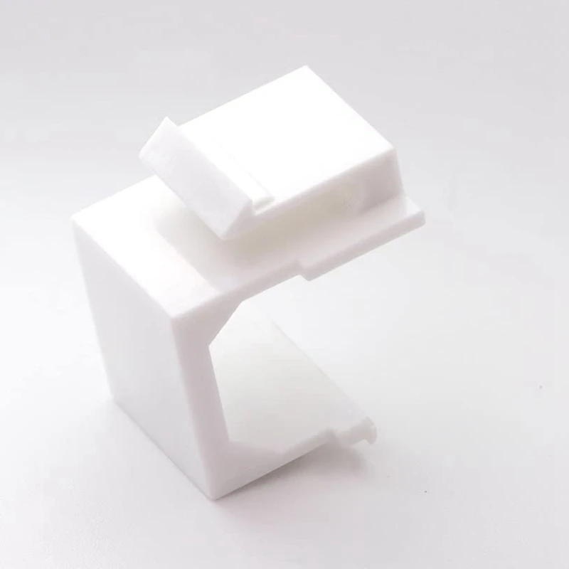 Insertos de conector Keystone en blanco para placa de pared Keystone y panel de conexión - Blanco