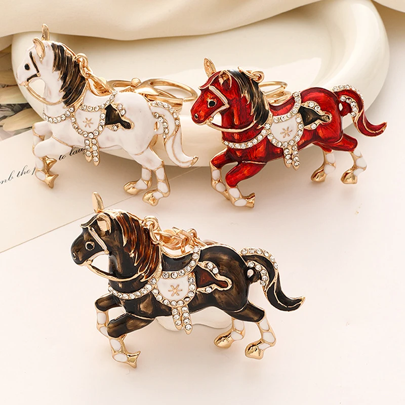 Beaut & Berry الكلاسيكية حجر الراين الحصان دبابيس المرأة الحيوان التلبيب دبابيس الإكسسوارات للحفلات غير الرسمية هدايا السنة الجديدة #2