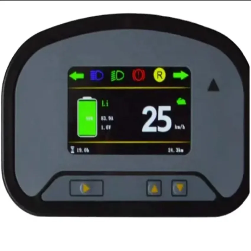FT00 Digital Dashboard 24V 48V Instrument Cluster Replace Curtis EngageIV 3210T-5122 LCD Indicator For Forklift