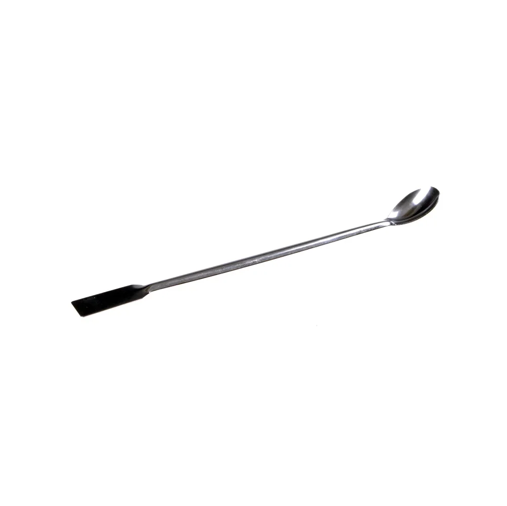 1Pcs Length 200mm High Quality Horn Spoon,Medicinal Ladle With Spatula,Laboratory Supplies