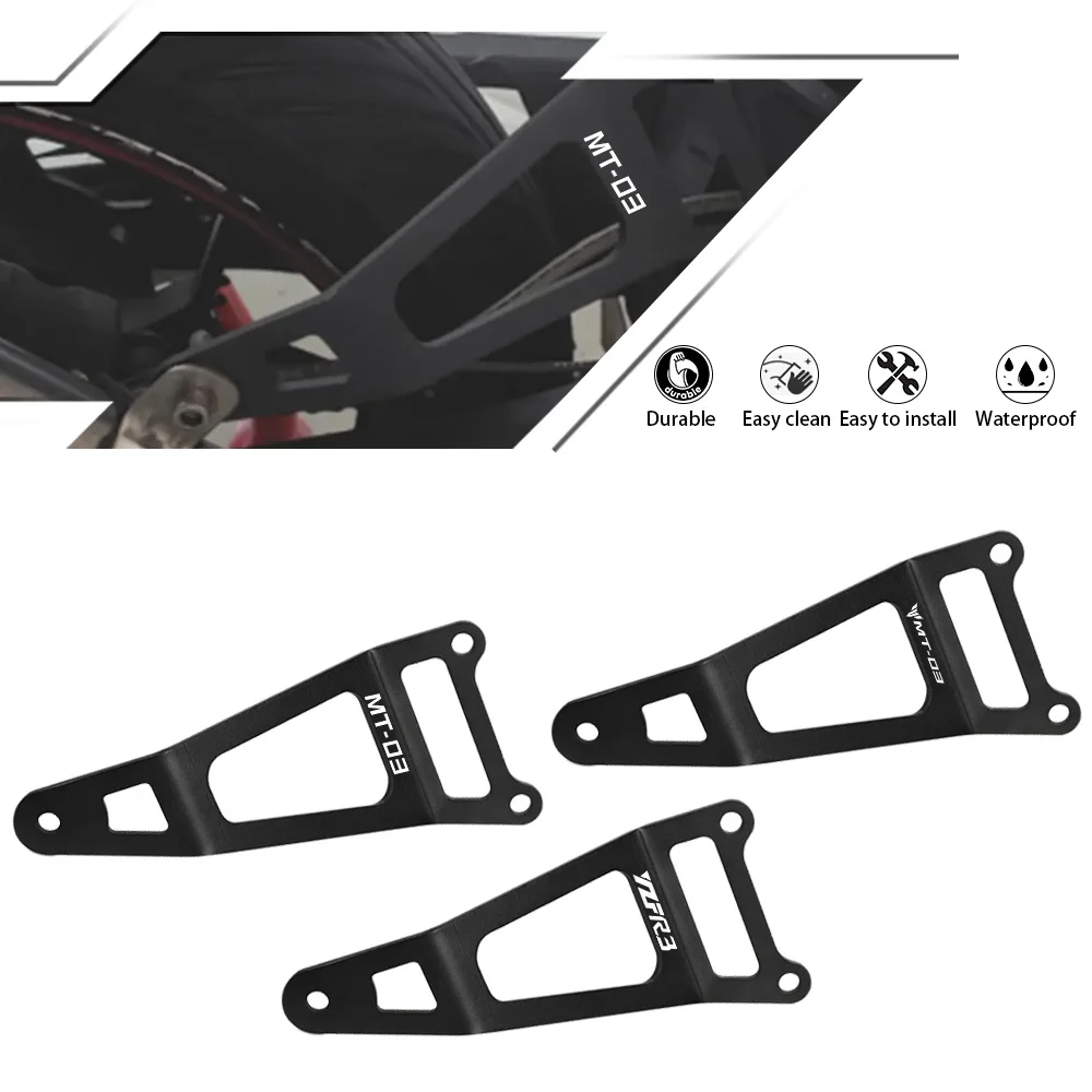 

For YAMAHA MT-25 MT 25 2015-2021 2020 2019 2018 2017 2016 MT25 Exhaust Hanger Bracket Rear Foot Rest Blanking Plates Motorcycle