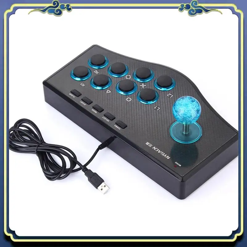 Controller di gioco cablato portatile 2X Game Rocker USB Arcade Joystick USBF Stick per console di gioco Gamepad per computer PS3