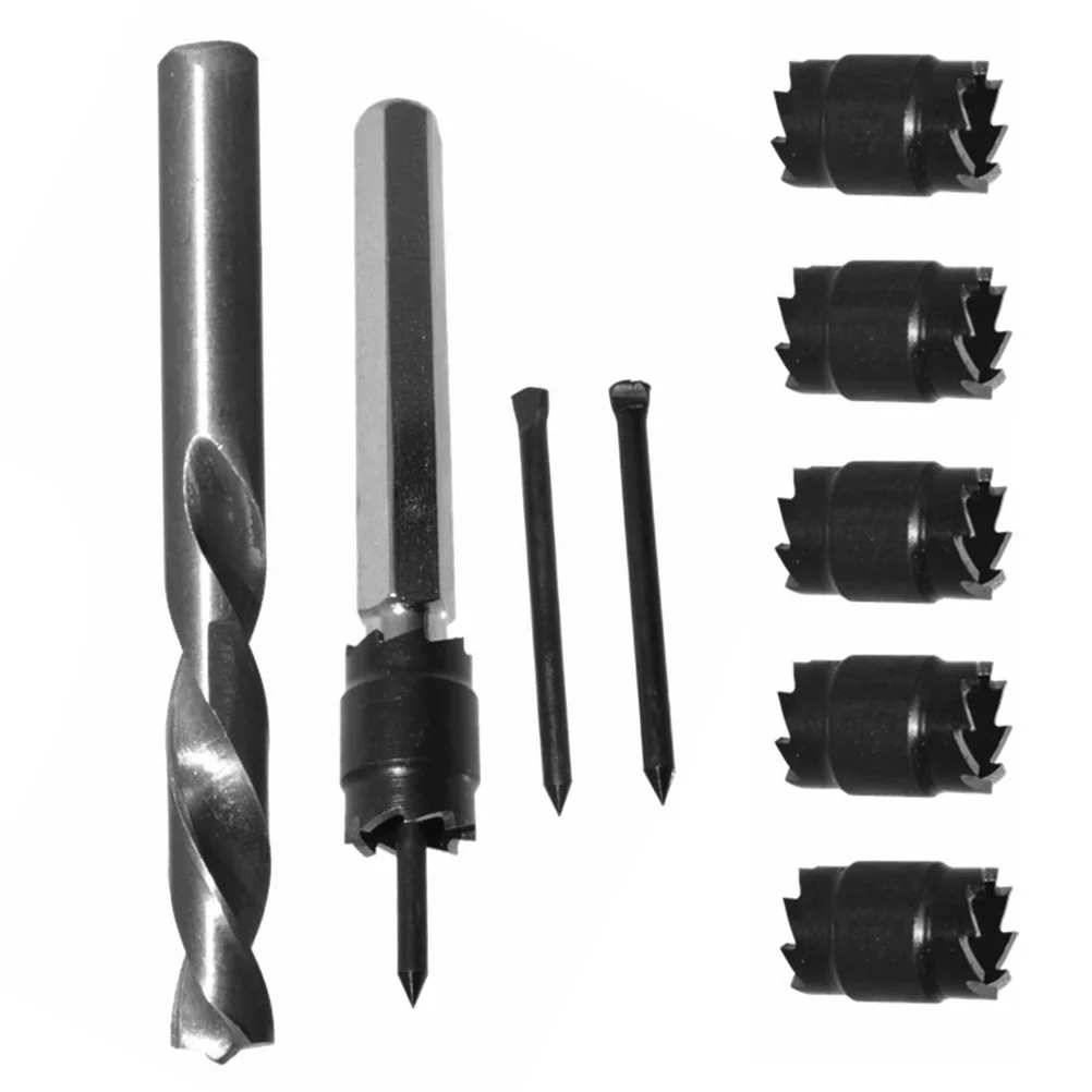 

9pcs Weld Set High-Speed Steel Spot Drill Bits Durable Spot Welding Tool Rotary Cutting Tool for Welding Equipment