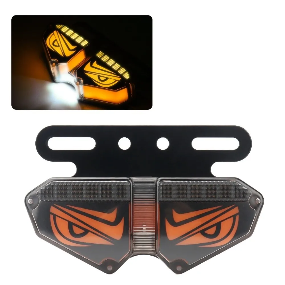 

Creative 12-24V Devil's Eye Truck Light Universal Multi-Mode Side Signal Light Safety Warning Lamps Car Decor