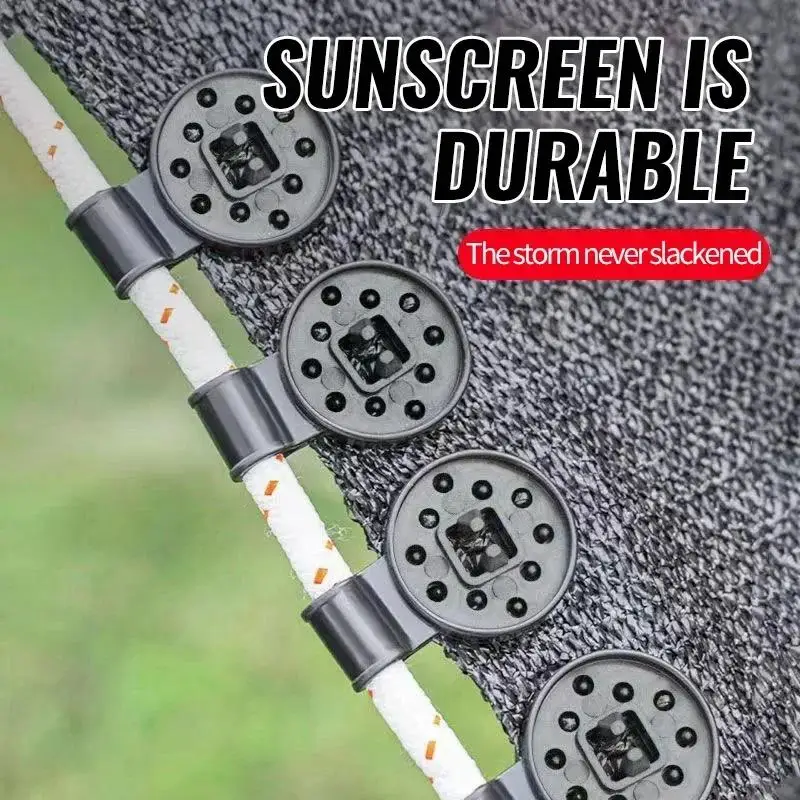 Heavy-Duty Lock Grip Shade Cloth Clips Windproof Awning Clamp Universal for Sun Shade Sail Tarpaulin Mesh Canopy Fence Fixing
