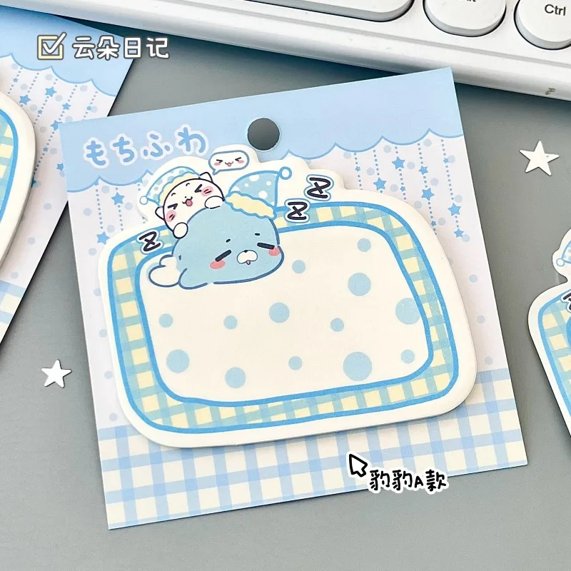Cute Leopard Leopard Special-shaped Notes Cartoon Full-color Sticky Note Paper Message Note Handbook Decoration N Times Sticker