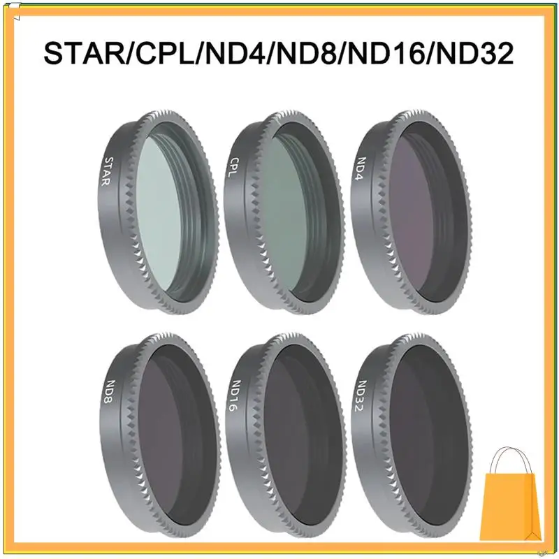 L53A-For Insta360 Go 2/3 Lens Filters STAR CPL ND4 ND8 ND16 ND32 Neutral Density Filter For Insta360 GO2 GO3 Sport Camera