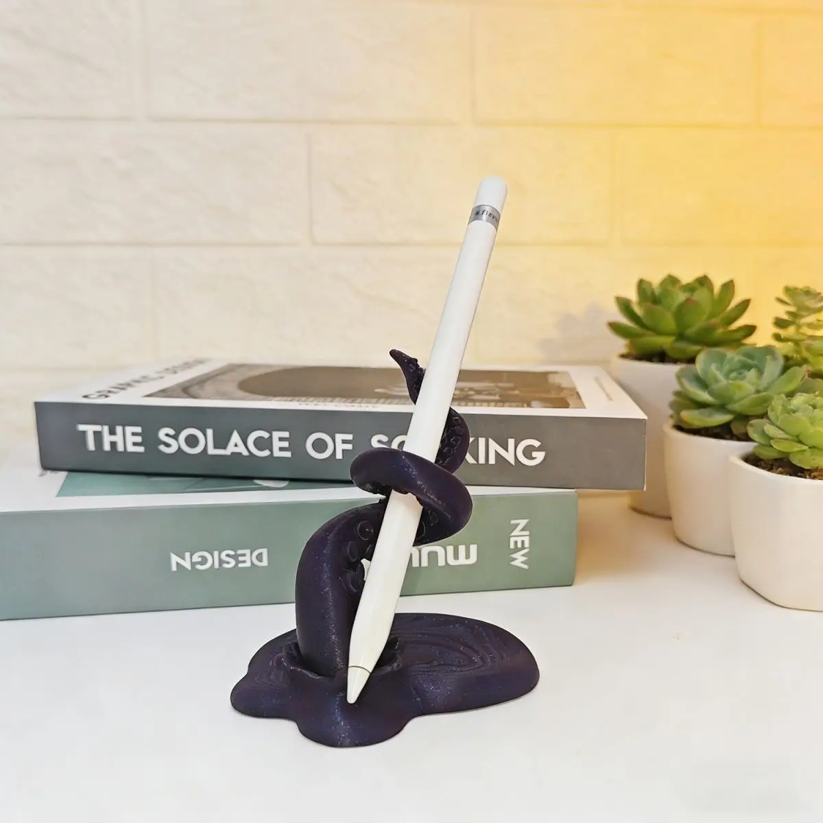 Tentacle Pen Holder 3D Printed Style Desk Organizer for Office Home Unique Pencil Stand Cool Gift Unique Pencil Holder Non-Slip