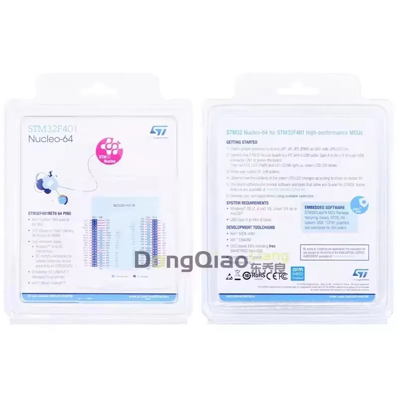 Original stock NUCLEO-F401RE STM32F401RET6 microcontroller STM32 Nucleo-64 development board