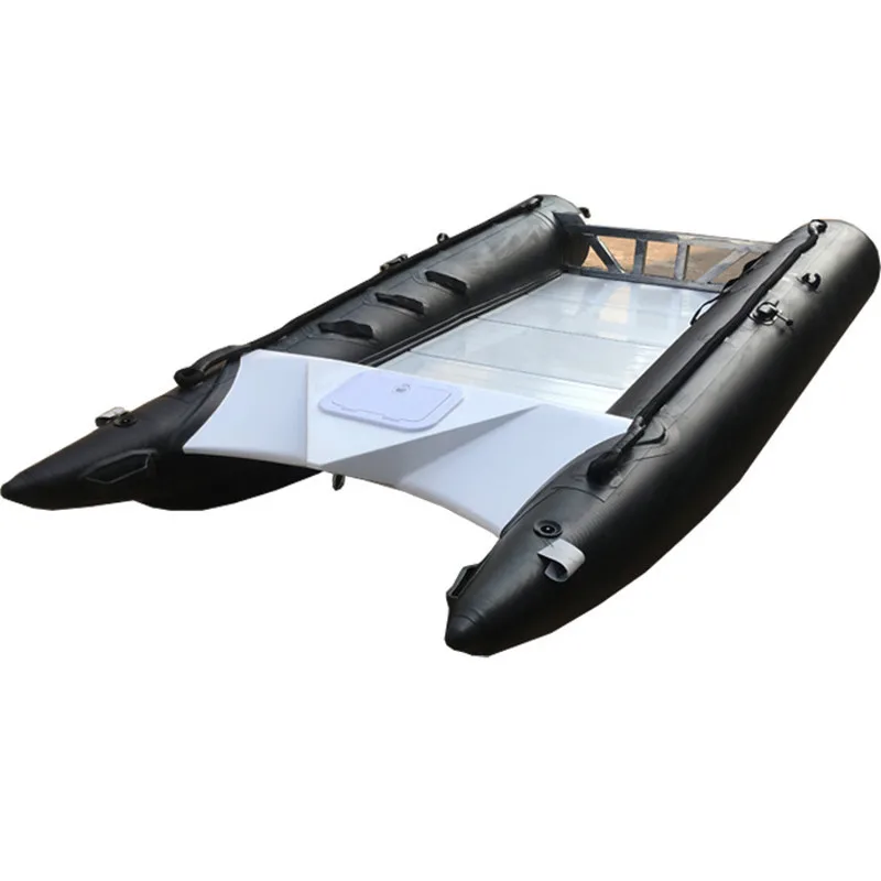 OEM เรือเร็ว Inflatable Catamaran Canoe Inflatable Pontoon เรือสําหรับตกปลาพายเรือ Inflatable Made In China