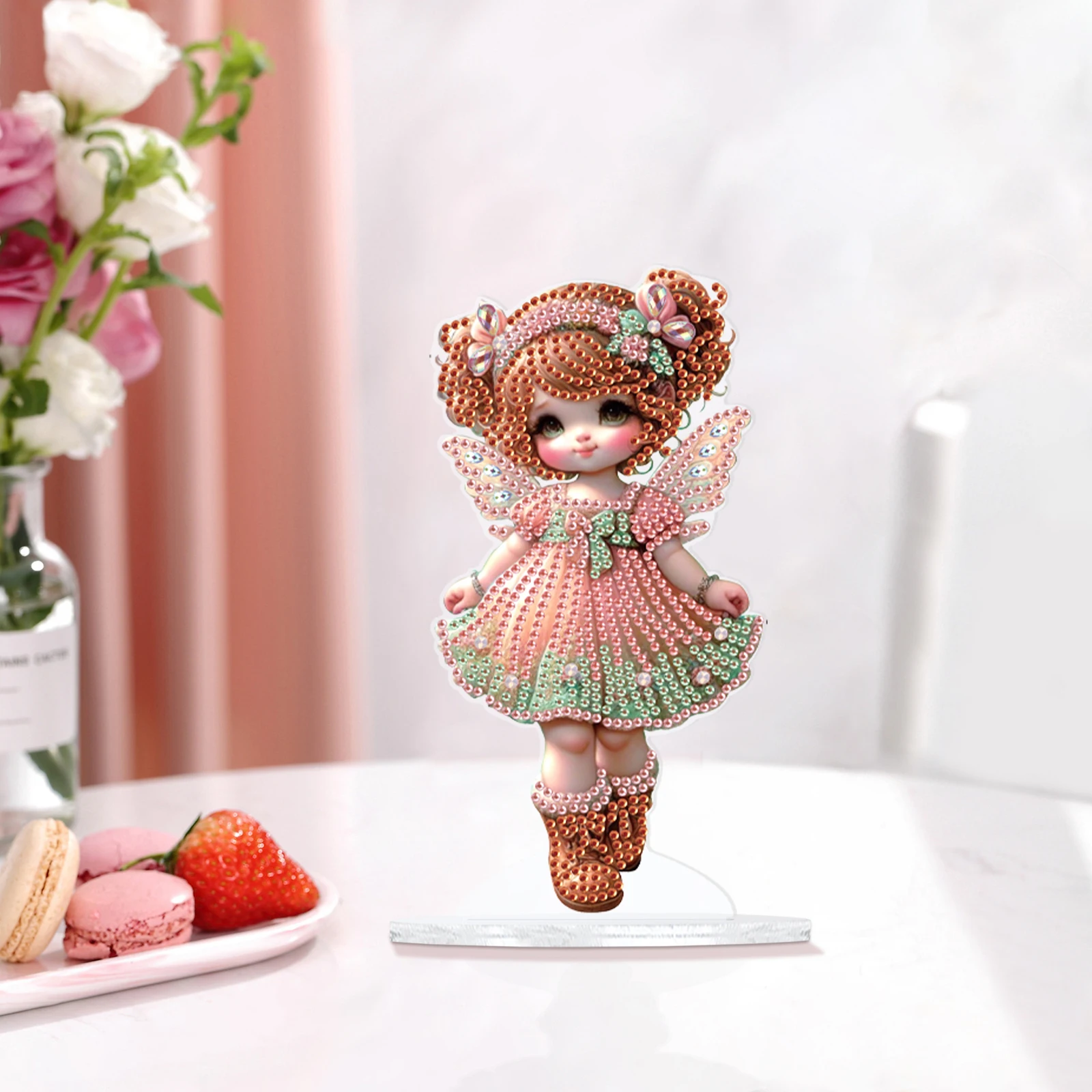 Irregular Shape Pink Doll Diam - đánh giá và giá Art Craft Display