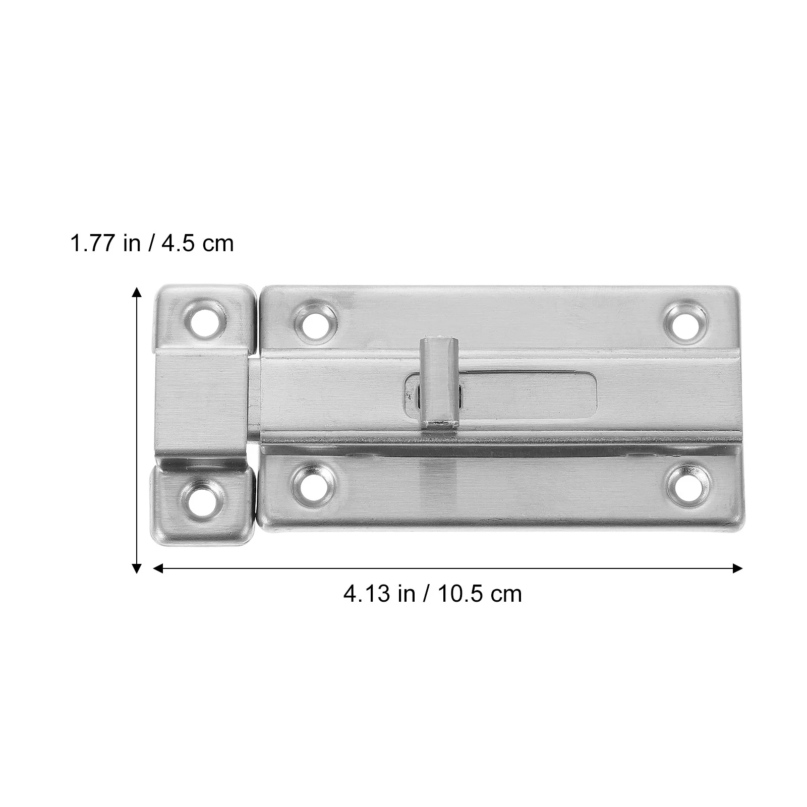 

2Sets Double Head Stainless Door Latch Durable Sliding Lock for Home Door Window Privacy Security Stainless Latches