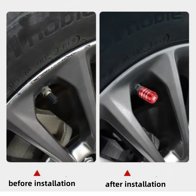 5 قطعة سيارة الإطارات عجلة الجذعية غطاء صمام الهواء ديكور ملحق لأودي سلاين A1 A2 A3 A4 A4L A5 A6 A6L A7 A7L A8 A8L TT Q1 Q2 Q2L Q3 Q4