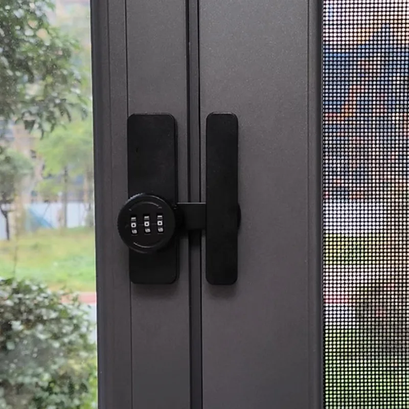 

Замок для дверей и окон с 3-значным кодом, из цинкового сплава, для сенсорных дверей, ящиков для документов, антивандальный, для использования внутри помещений