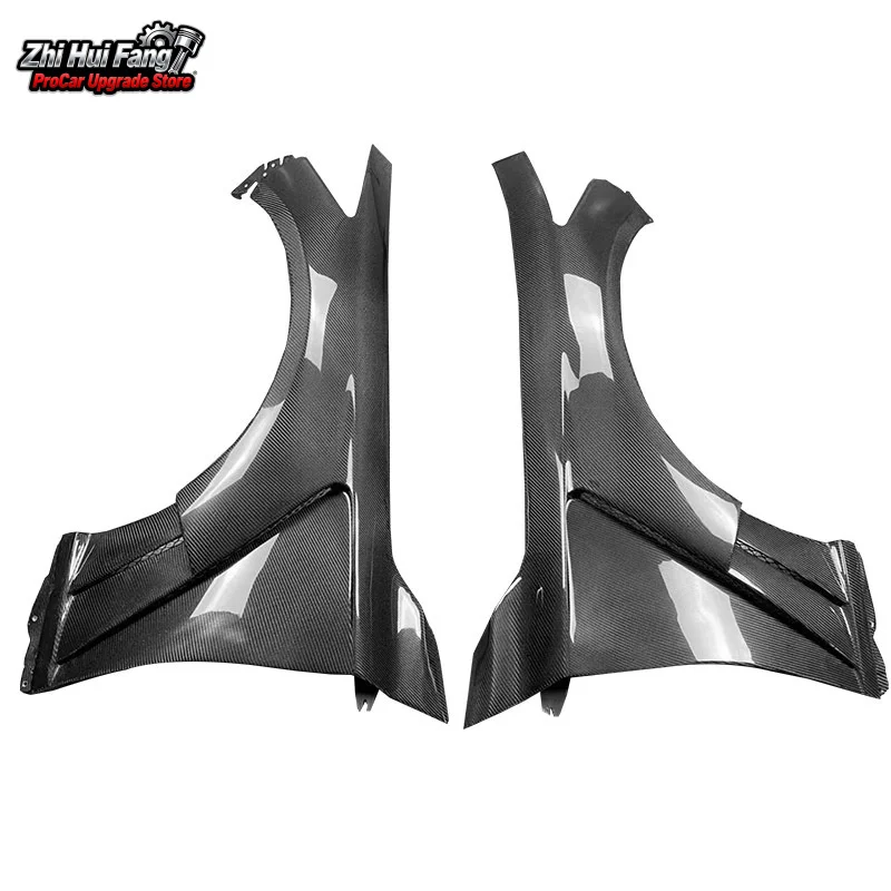 

Подходит для Infiniti Q50, модификация листьев из углеродного волокна, переднее крыло, боковое обновление объемного звучания, крыло, внешнее украшение