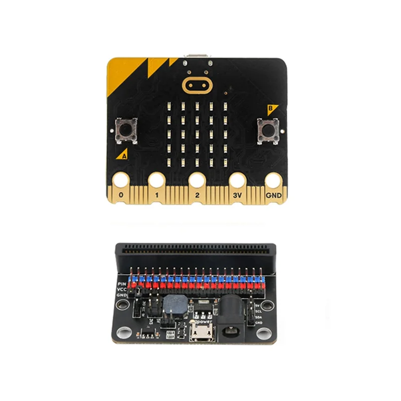HFES Bbc Microbit V2.0 마더보드 Python 프로그래밍 가능 학습 개발 보드 L Dur의 그래픽 프로그래밍 소개