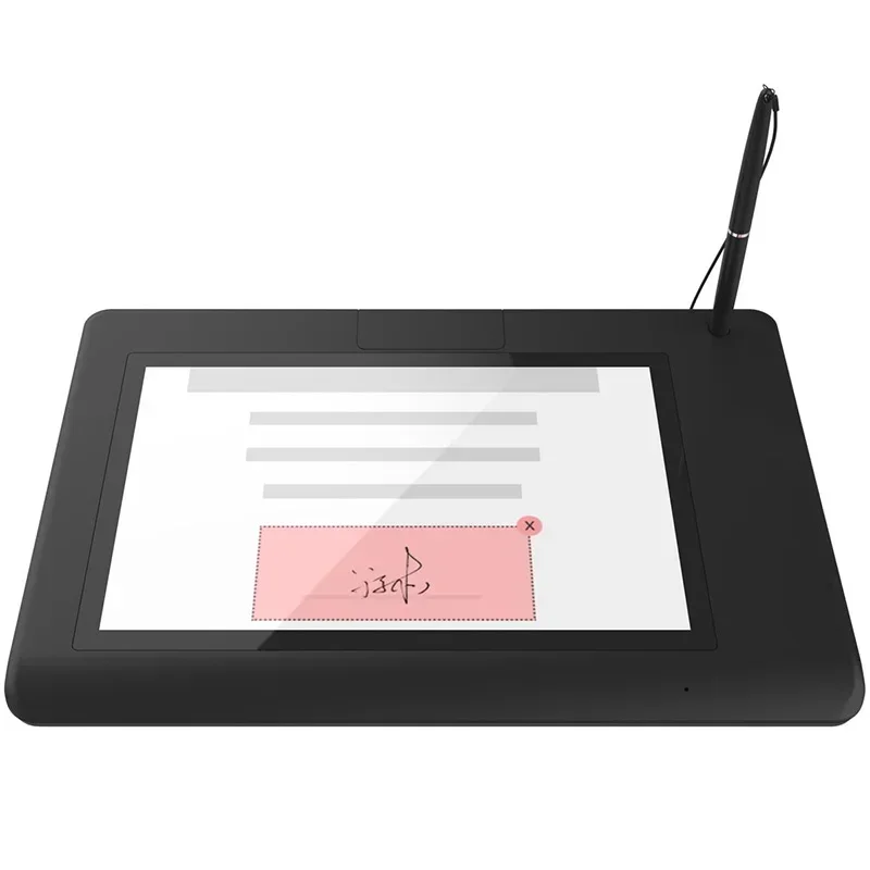 

10 inch LCD monitor electronic PDF signature pad for office bank
