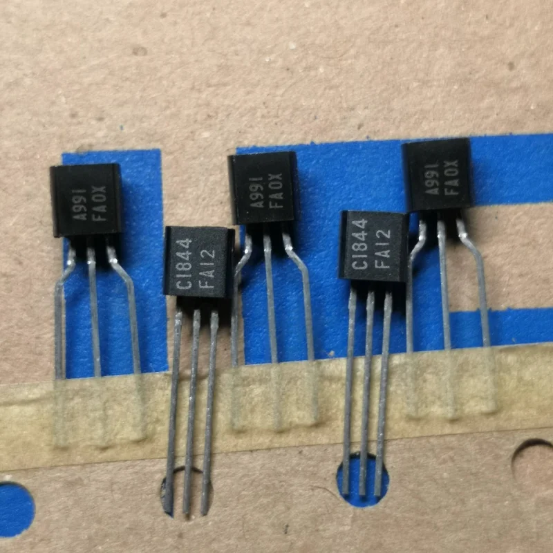 2 زوج 2SA991 2SC1844 A991 C1844 100% ترانزستور الاقتران الصوتي الأصلي TO92 #1