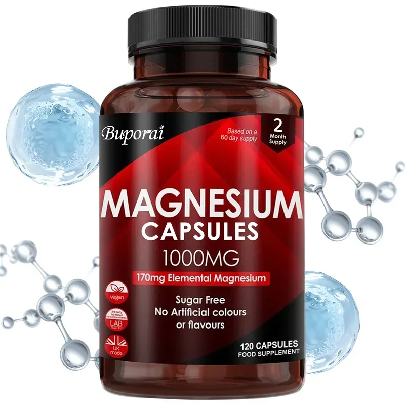 

Магниевые капсулы 1000 мг — способствует здоровью костей, защищает хрящ, улучшает комфорт суставов и повышает естественную энергию.