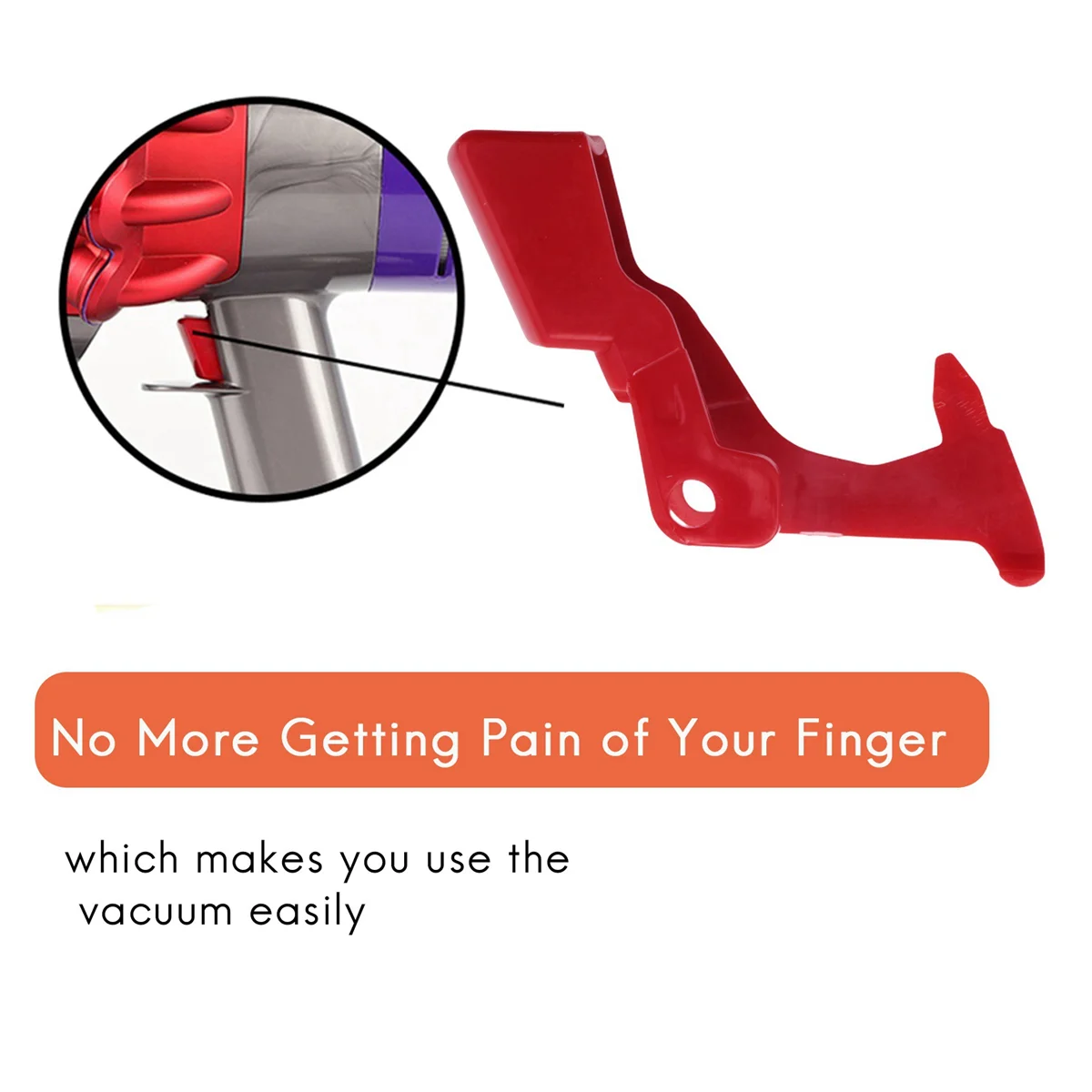 AT77 2 uds interruptor de botón de encendido de gatillo Extra fuerte para aspiradora limpiadora limpiamoquetas Dyson V10 V11 reemplazo para limpieza del hogar